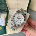 High Replica Rolex Datejust  Watch White Face Stainless Steel strap Fluted Bezel  42mm